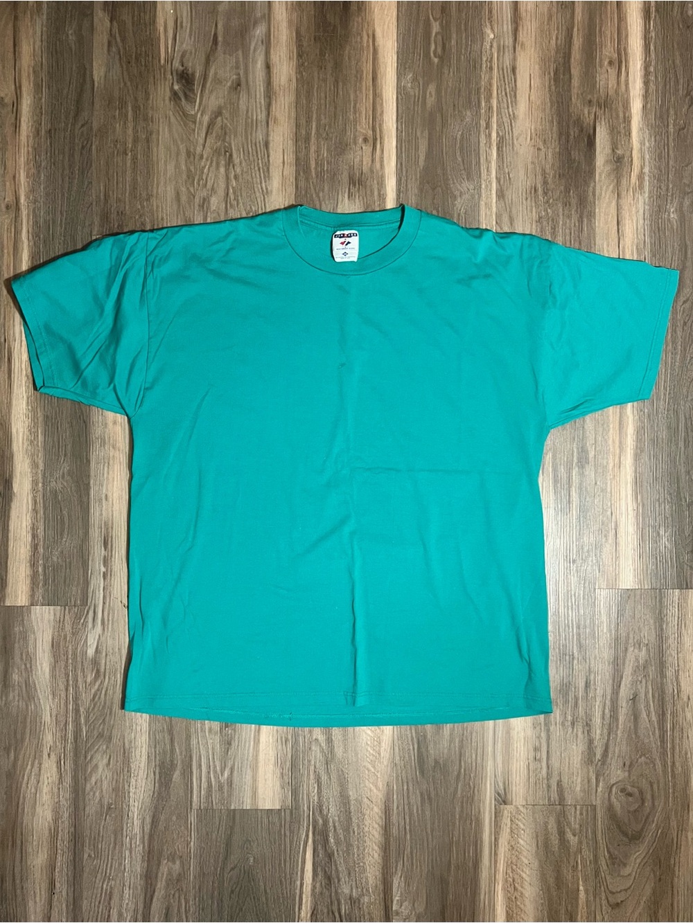 Vintage Green Blank Jerzees HEAVY Cotton T-shirt Size XXL